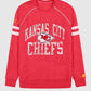 Starter - Men's Kansas City Chiefs Crew Neck Sweatshirt