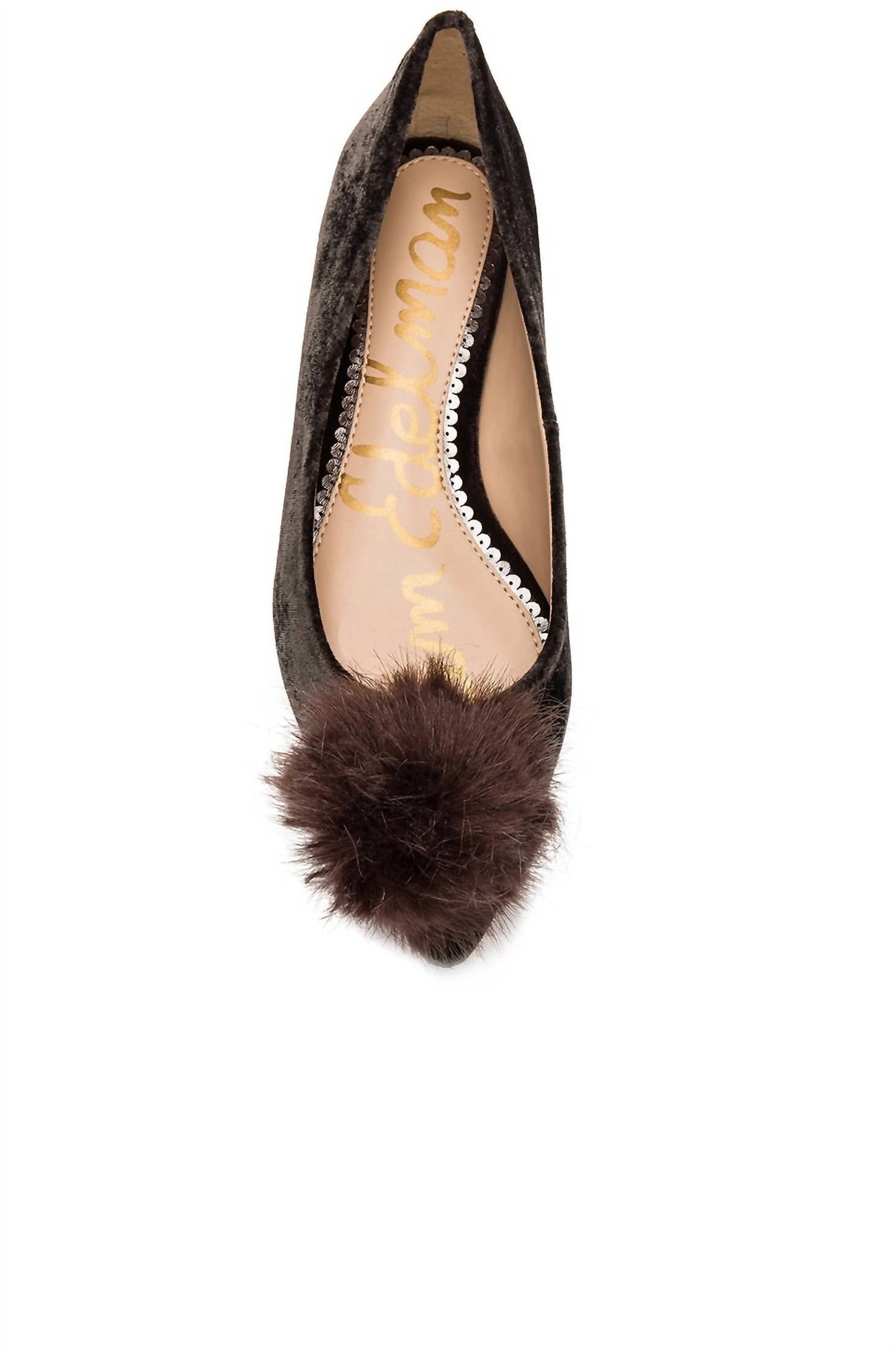 Sam Edelman - Women's Raddie Velvet Flat With Pom
