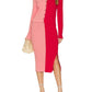 Steve Madden - TWO TONE MIDI SKIRT