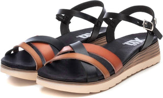 Xti - Women's Low Wedge Strappy Sandals