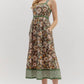 Entro - Floral Print Midi Dress
