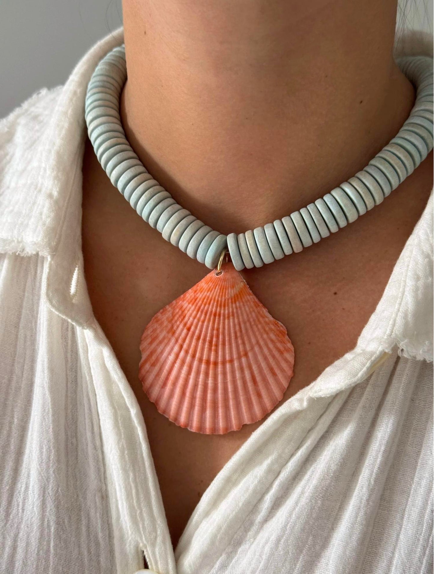 Alv Jewels - Women's Shoreline Shell Necklace