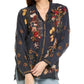 Johnny Was - AUDREY OVERSIZED EMBROIDERED BLOUSE JESSAMIN