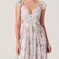 Astr - Primrose Floral Strappy Back Maxi Dress