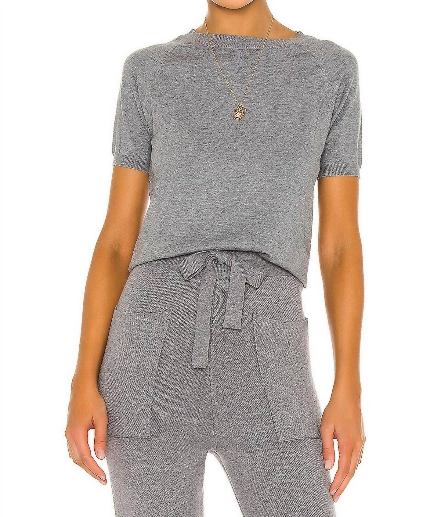 Lblc The Label - Alex Short Sleeve Sweater