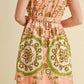 &Merci - Printed Flutter Sleeve Mini Dress