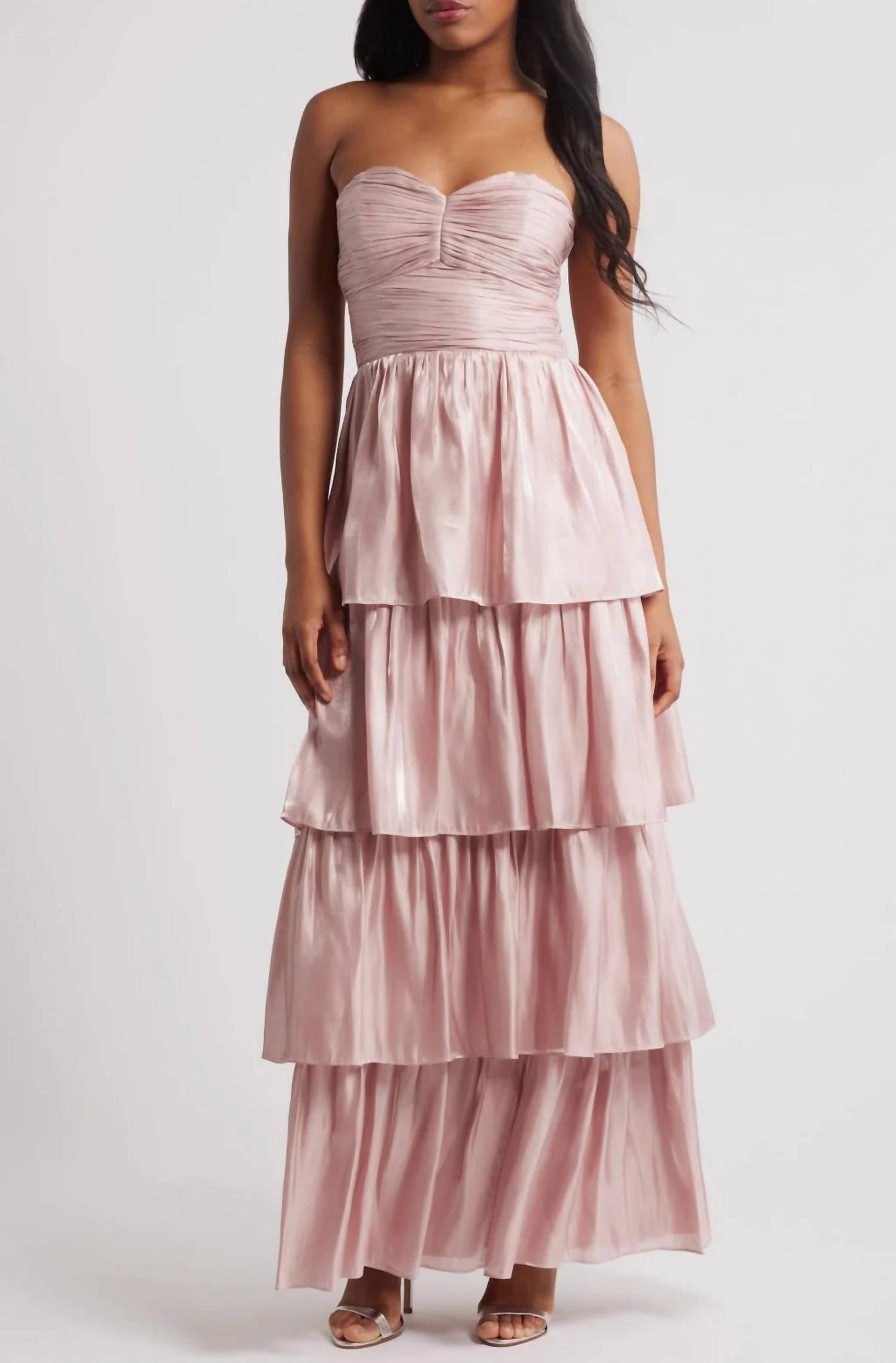 Lulus - Bella Tiered Maxi Dress