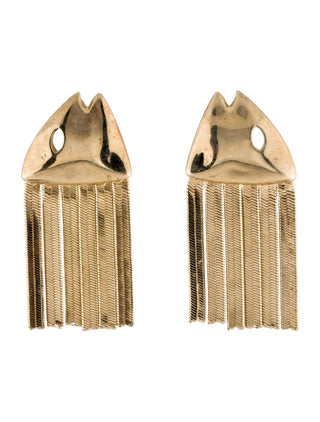 Goldie - Fish Drop Earrings