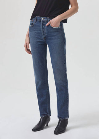 Agolde - Riley High Rise Straight Crop Jean