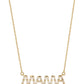 Crystal Haze - Women's Mama Baguette Necklace