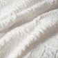 King/Cal King Embroidered Medallion Faux Fur Comforter Mini Set