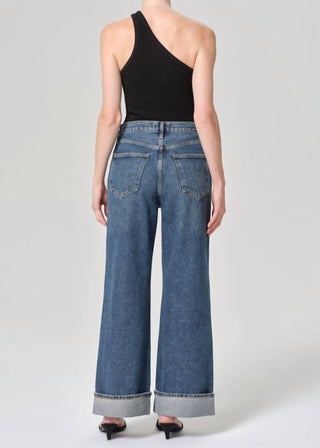 Agolde - Dame High Rise Wide Leg Petite Jean