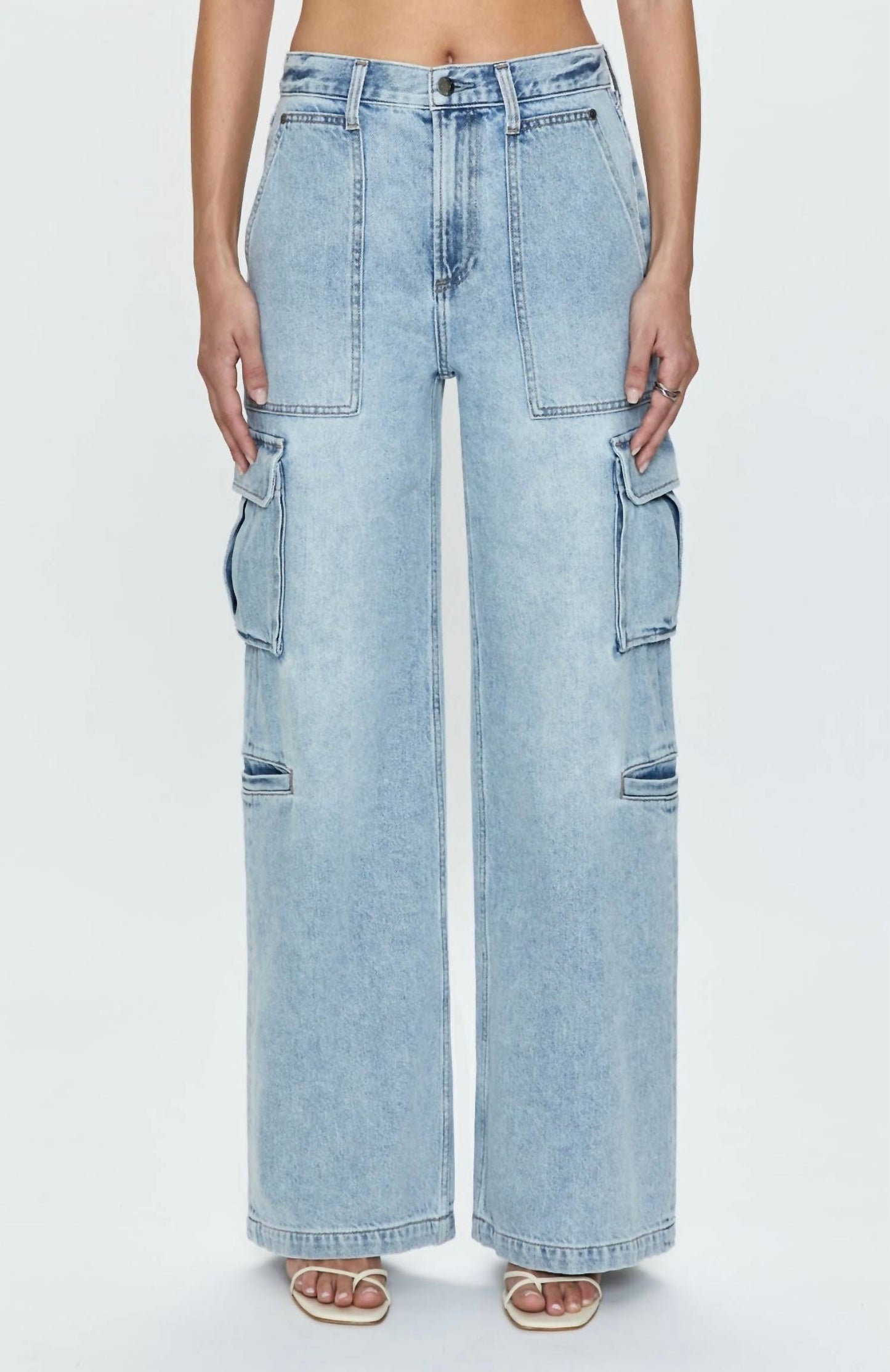 Pistola - Milo Utility High Rise Ultra Wide Leg Jeans