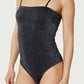 Find Me Now - Light Lurex Tube Top One Piece