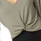 Beyond Yoga - Twist Up Reversible Pullover Sweater