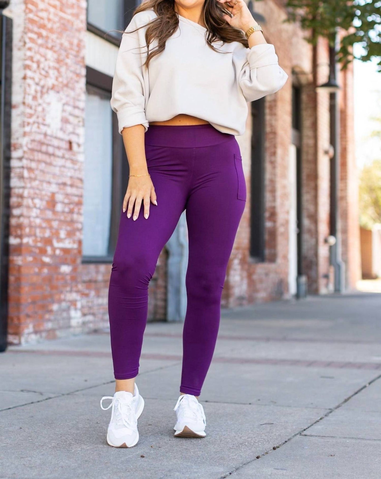 Julia Rose - Full Length Leggings With Pocket