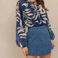 Flying Tomato - Midnight Walk Woven Top