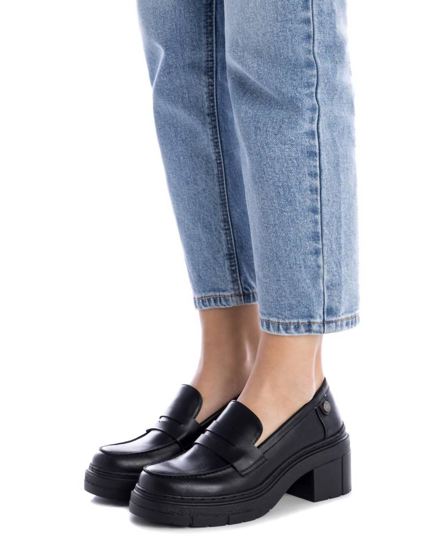 Xti - Women's Casual Heeled Moccasins