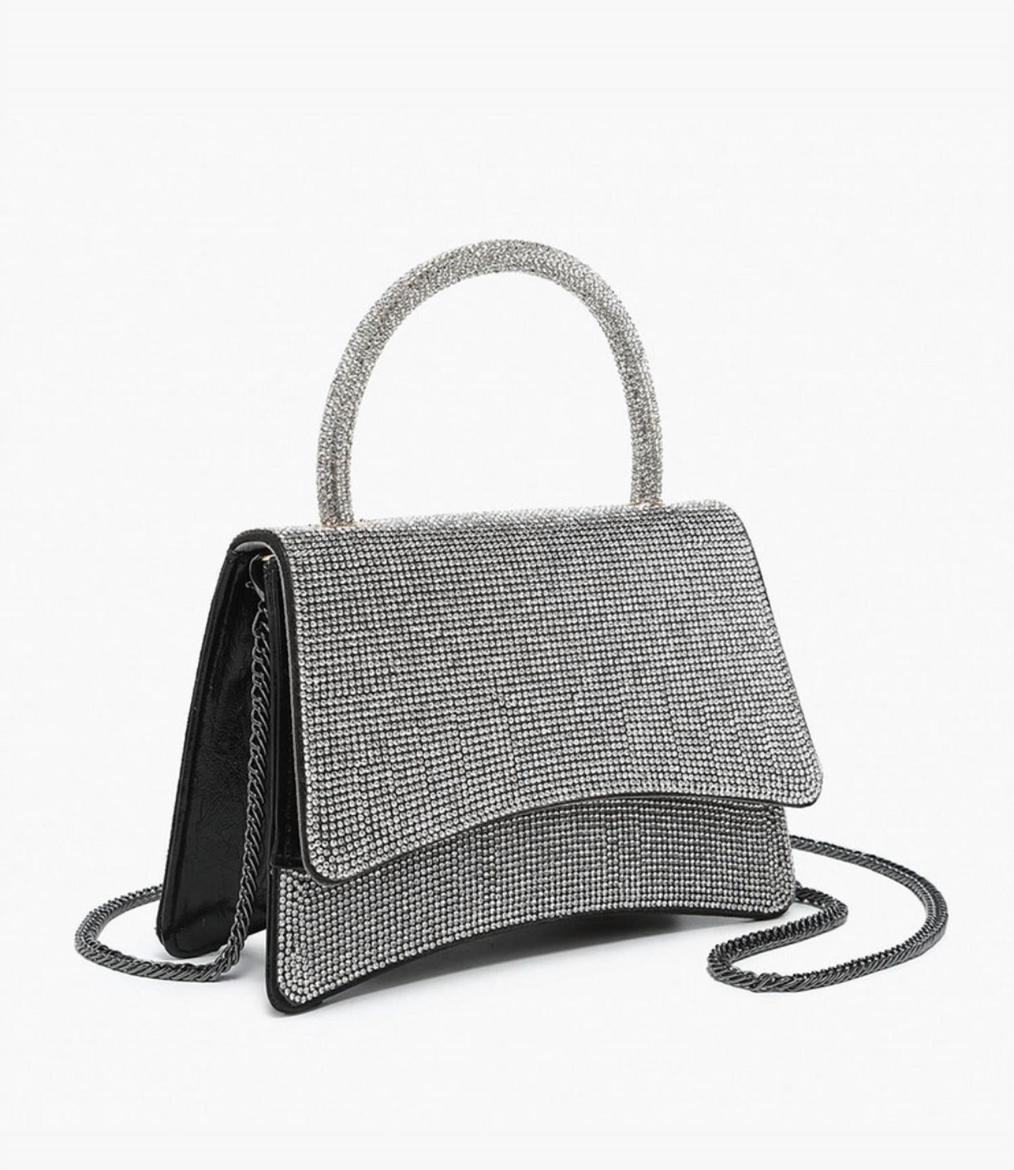 Jen & Co. - Women's Aurora Rhinestone Clutch Bag