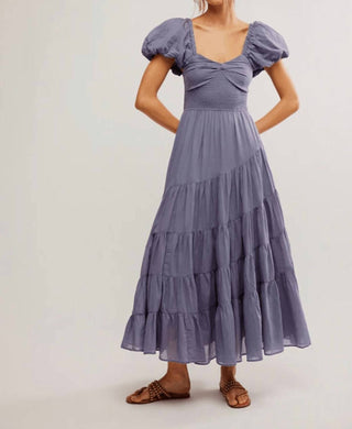 Free People - Sundrenched Short Sleeve Maxi Dress