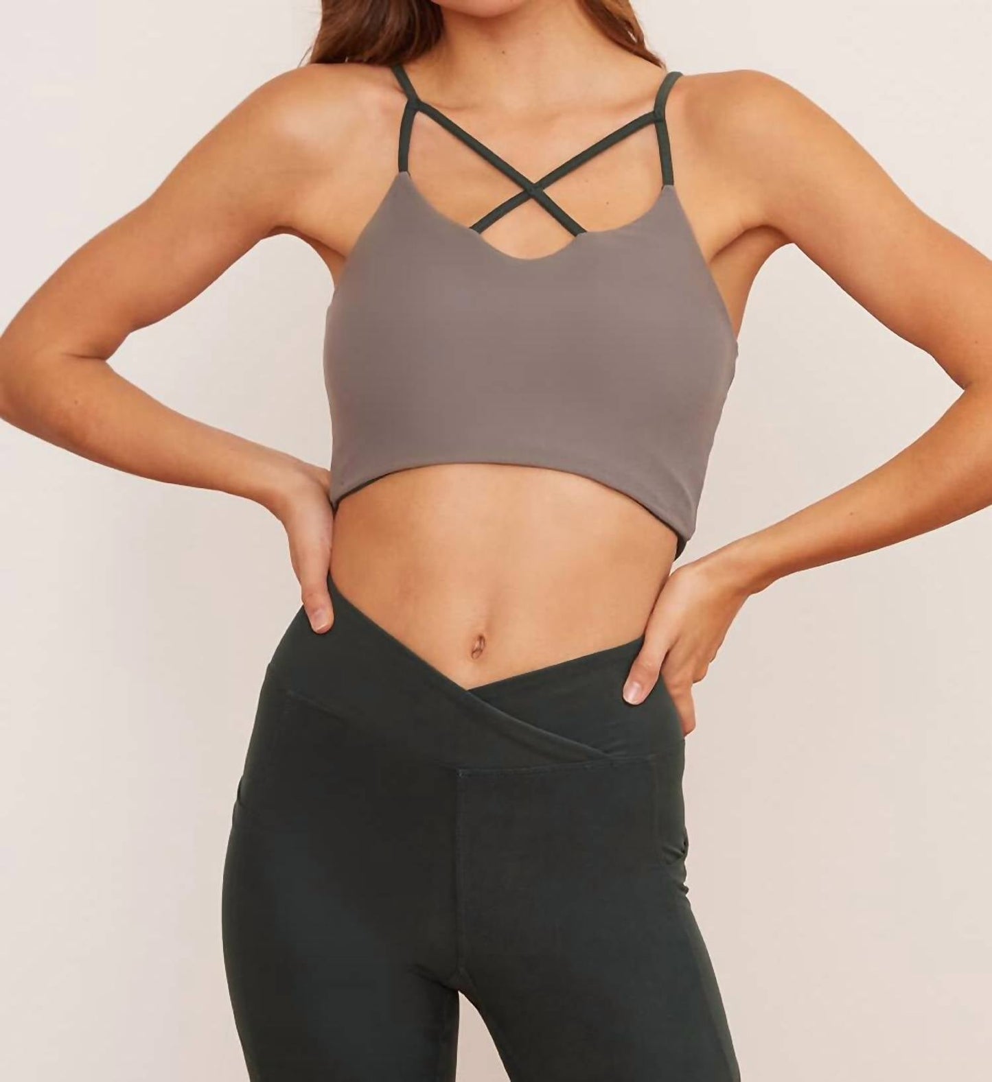Wolven - Crisscross Reversible Active Four-way Top