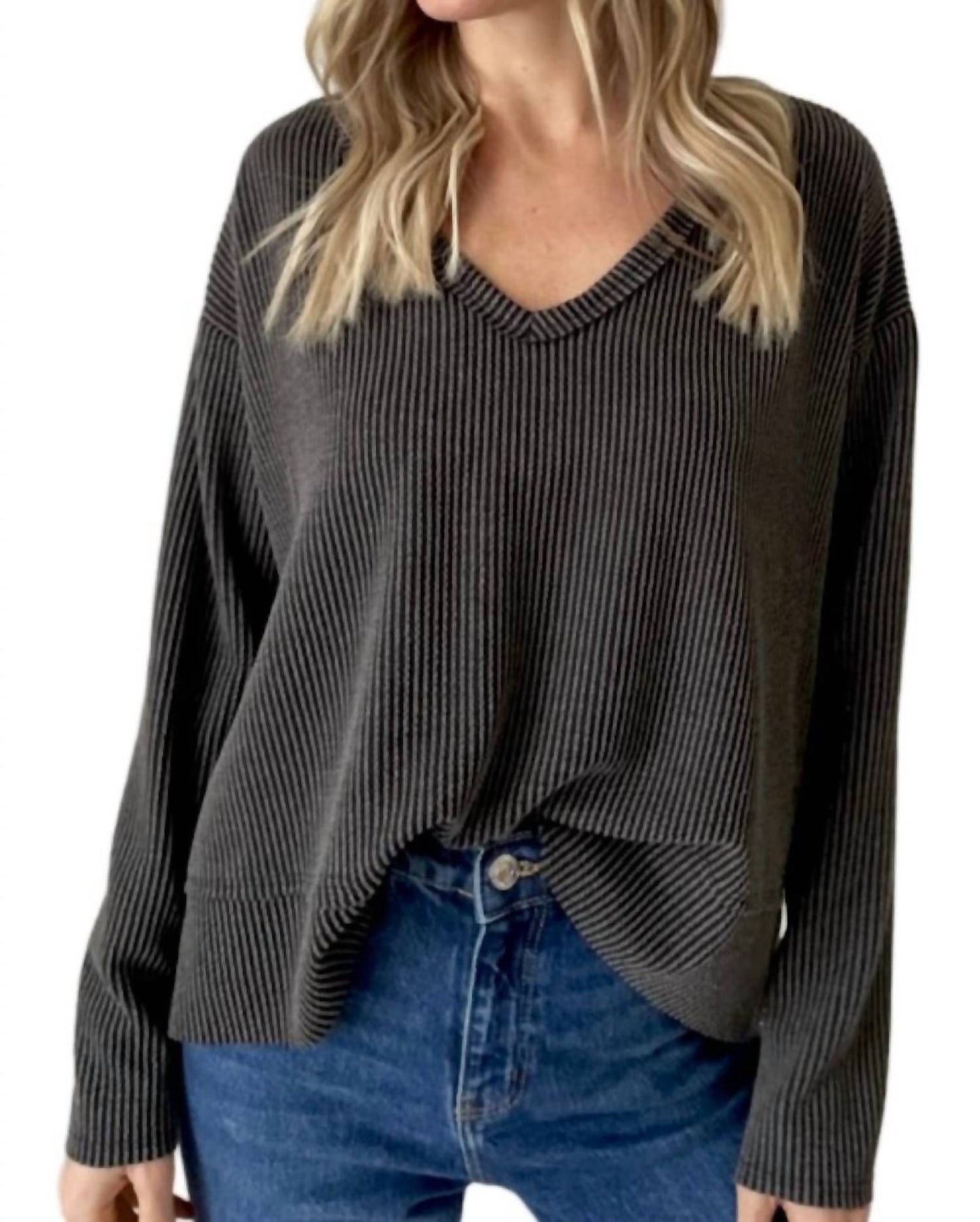 Six/Fifty - Dolan V Neck Sweater