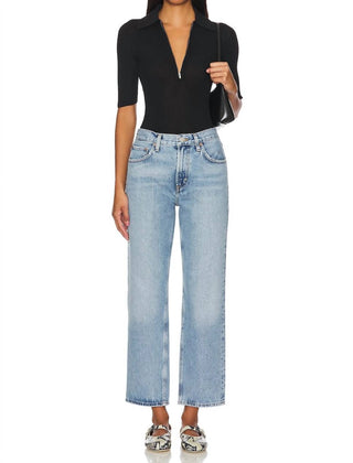 Agolde - Valen Mid Rise Ankle Straight Jeans