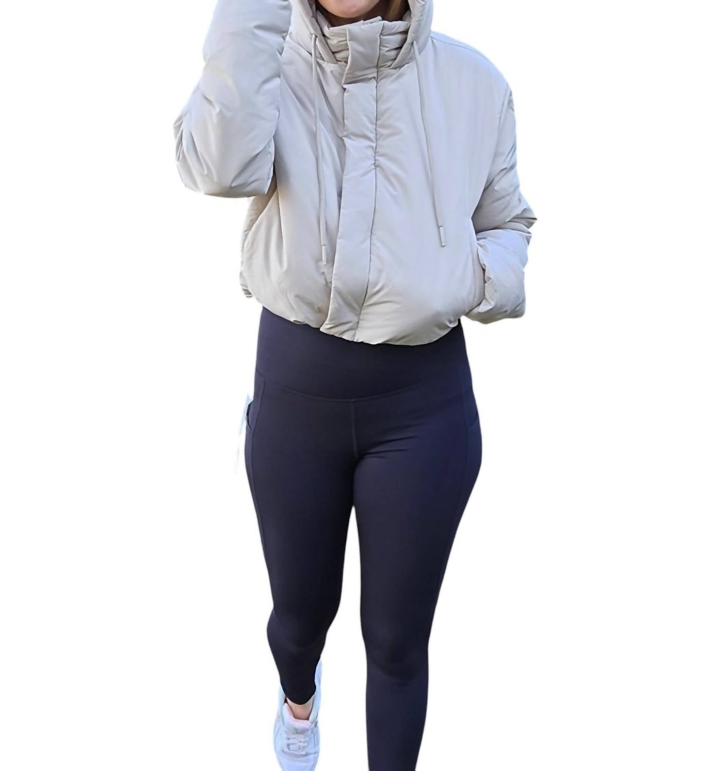 Mono B - Cropped Puffer Jacket