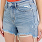 Judy Blue - High Waist Rigid Magic Destroy Cut Off Denim Short