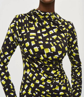 Joseph Ribkoff - Abstract Print Midi Sheath Dress