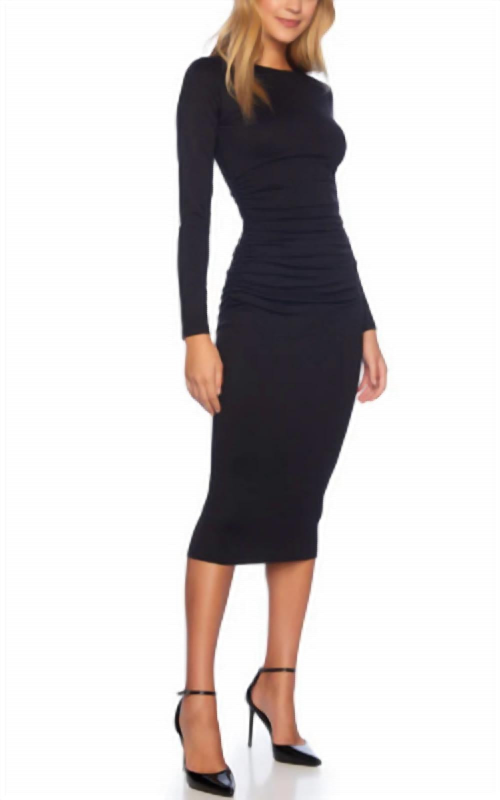 Susana Monaco - Crew Gathered Midi Dress