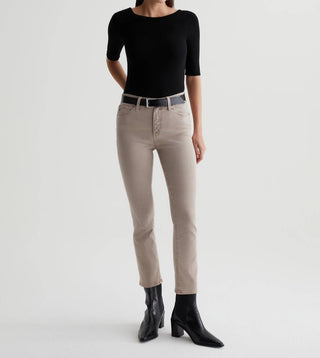 Ag Jeans - Mari Crop Mid-rise Slim Straight Jeans