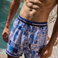 Agua Bendita - Men's Dan Azure Swim Trunks