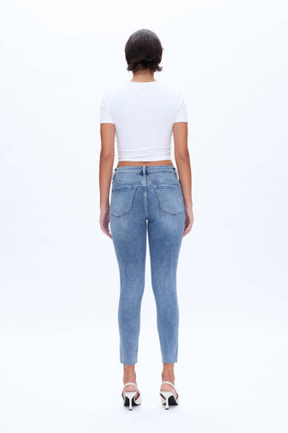 Bayeas - Mid Rise Stretch Ankle Skinny Denim Jean