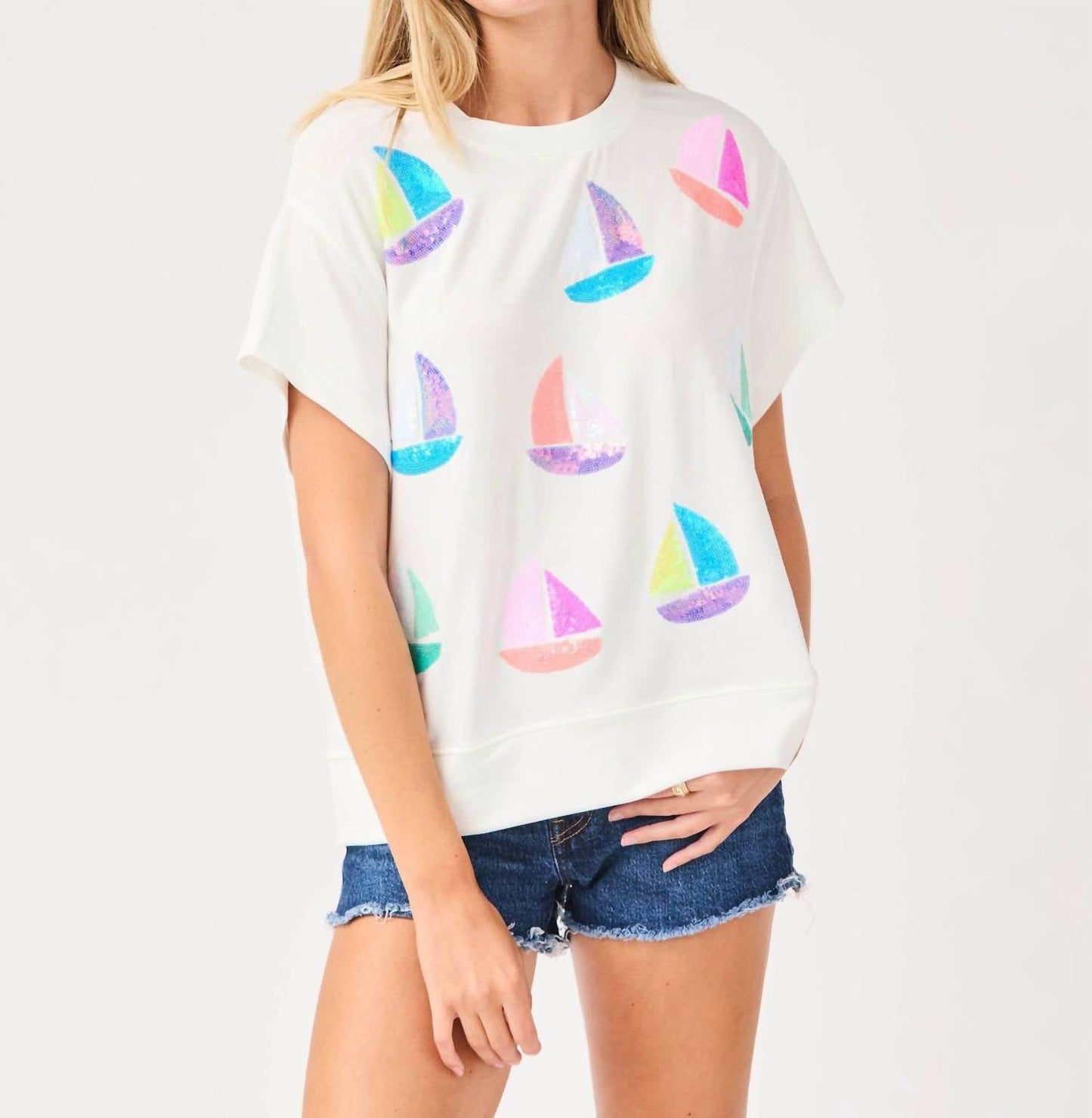 Mary Square - Emily Short Sleeve Top