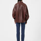 French Connection - Etta Vegan Leather Puff Sleeve Blouse