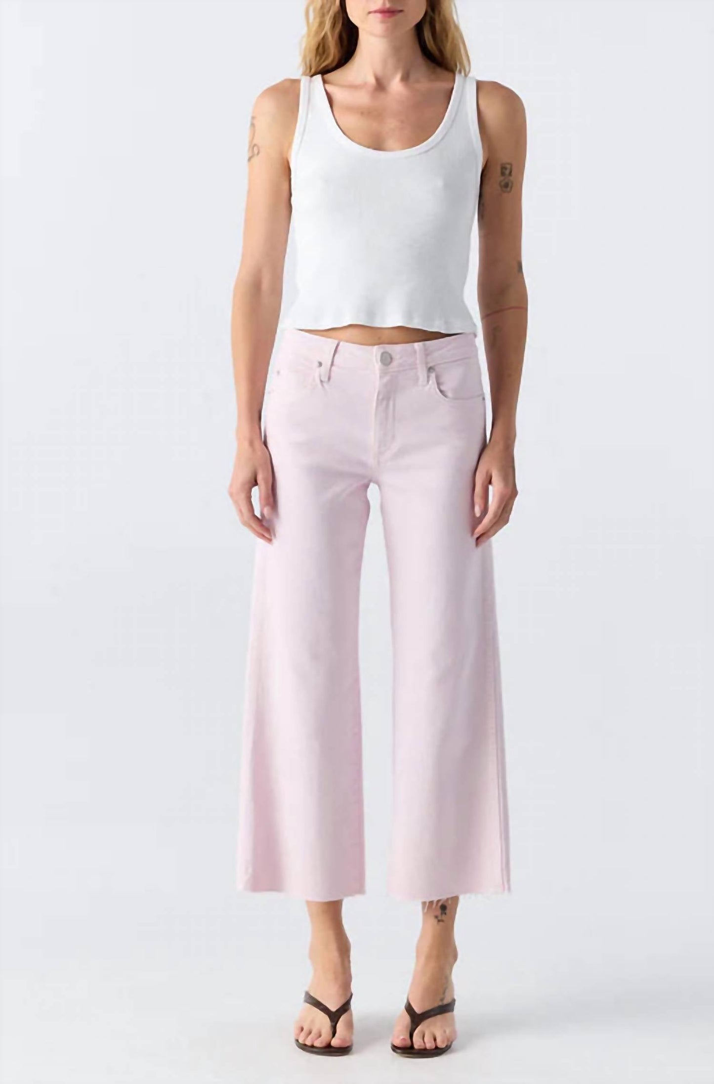 Amo - Marjorie Mid Rise Wide Leg Jean