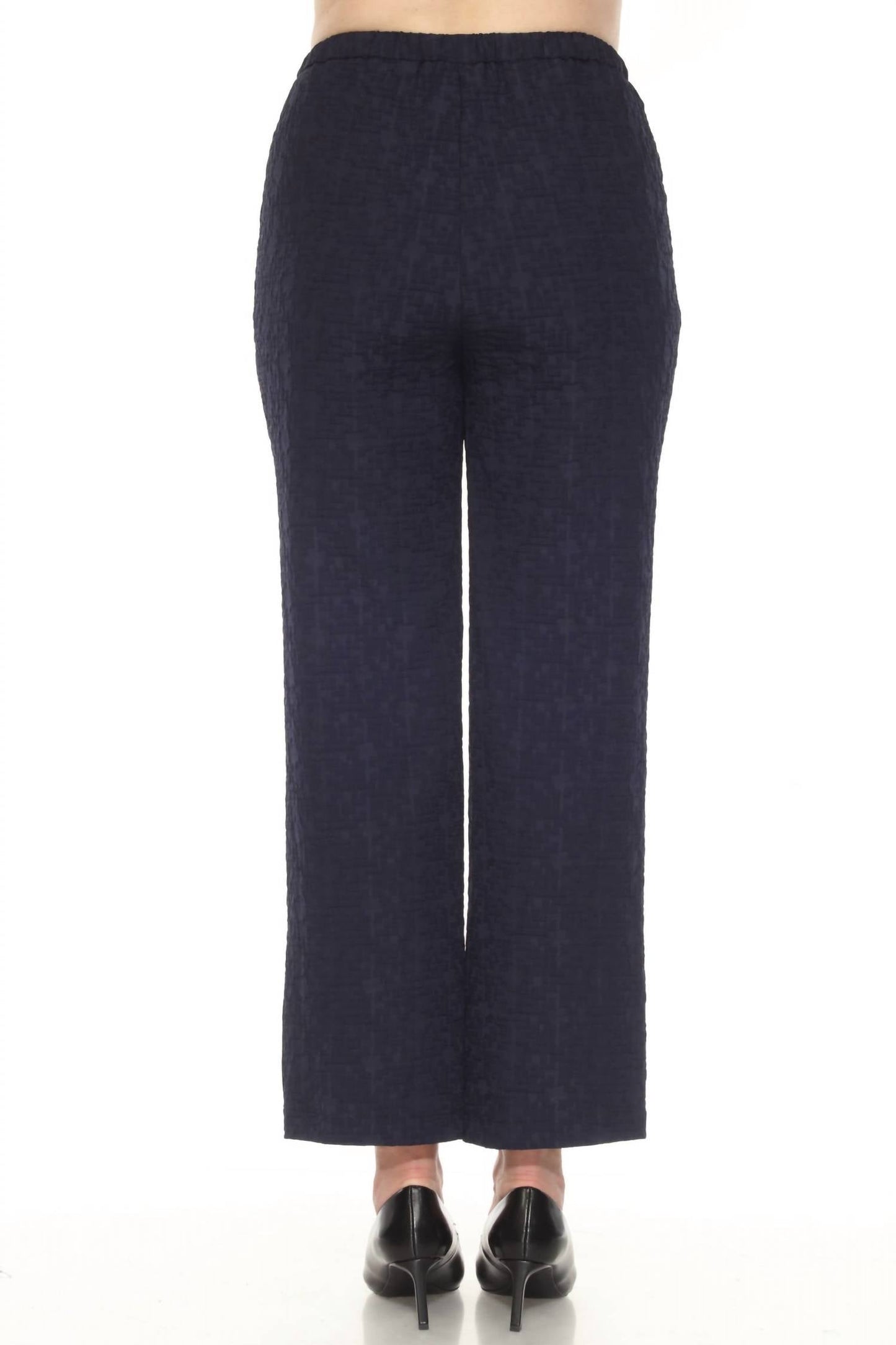 Joseph Ribkoff - Women's Jacquard Pull On Ankle Pants