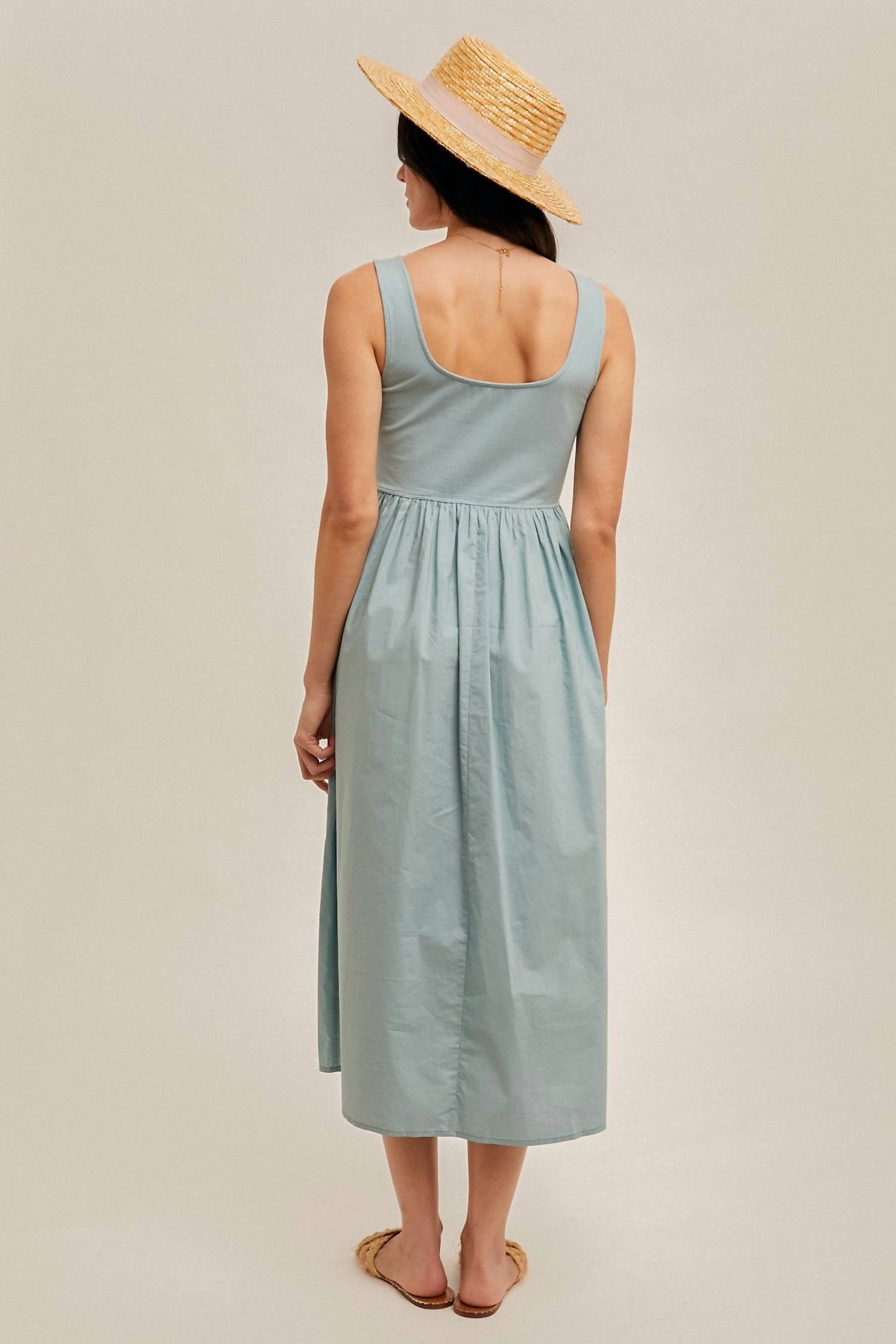 Hem & Thread - Mckenna Scoop Neck Midi Dress