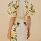 Farm Rio - GARDEN CASCADE MINI DRESS