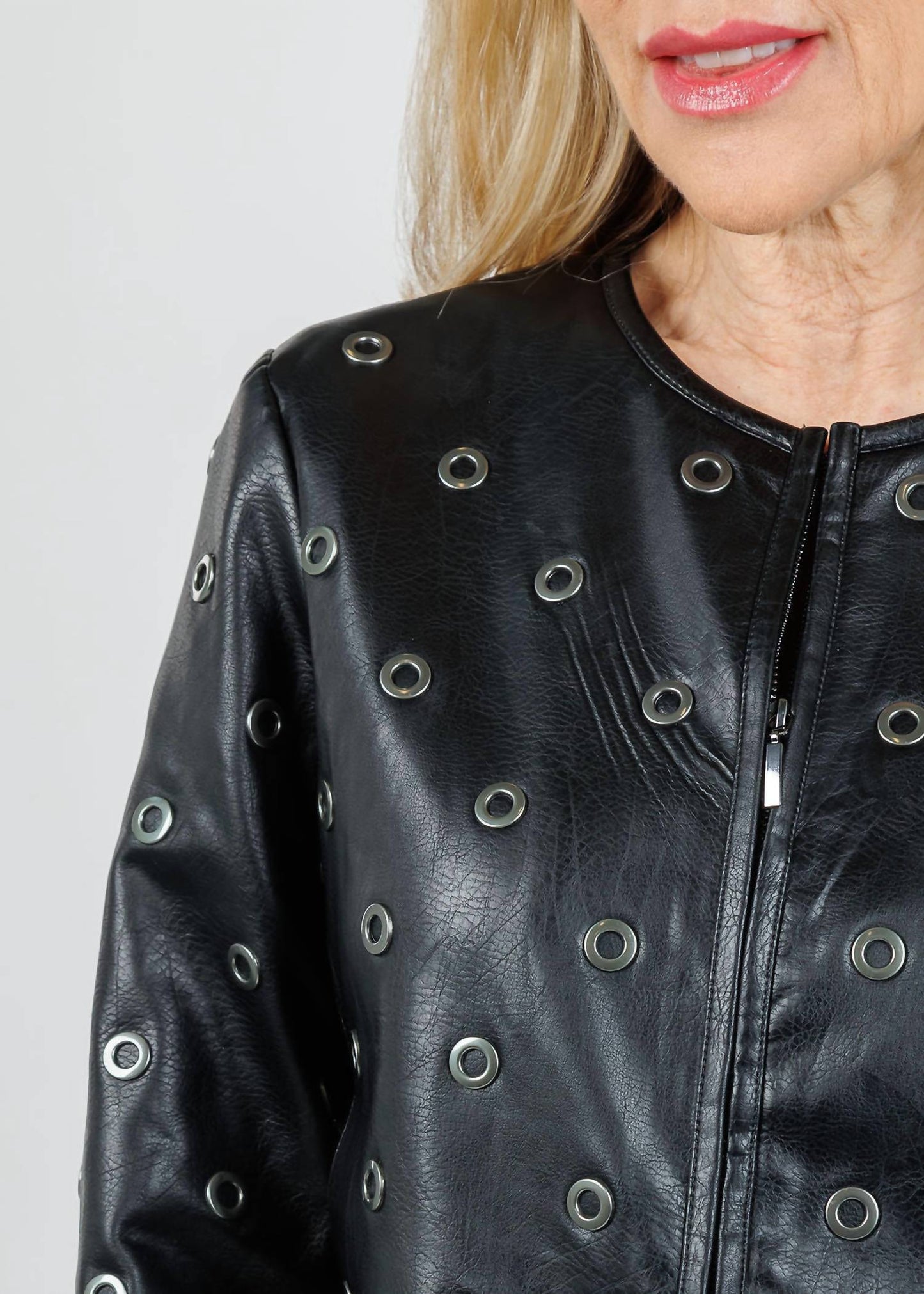 Lysse - Women's Geneva Grommet Vegan Leather Jacket