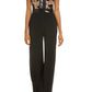 Women's Dress The Population Elias Sequin Bodice Jumpsuit, Size Small - Black
