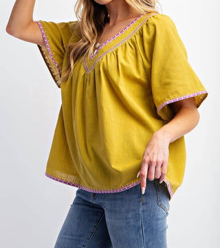 Easel - Boho Top