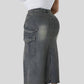 Good Time Usa - Denim Skirt - PLUS