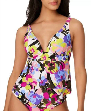 Bar Iii - Floral Paradise Tankini Top