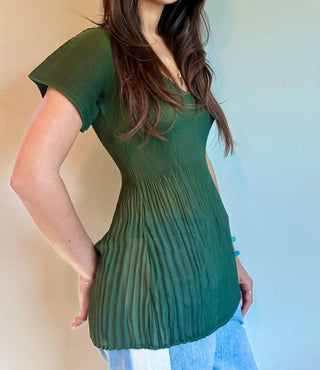 Nin Studio - Medusa V Neck Top