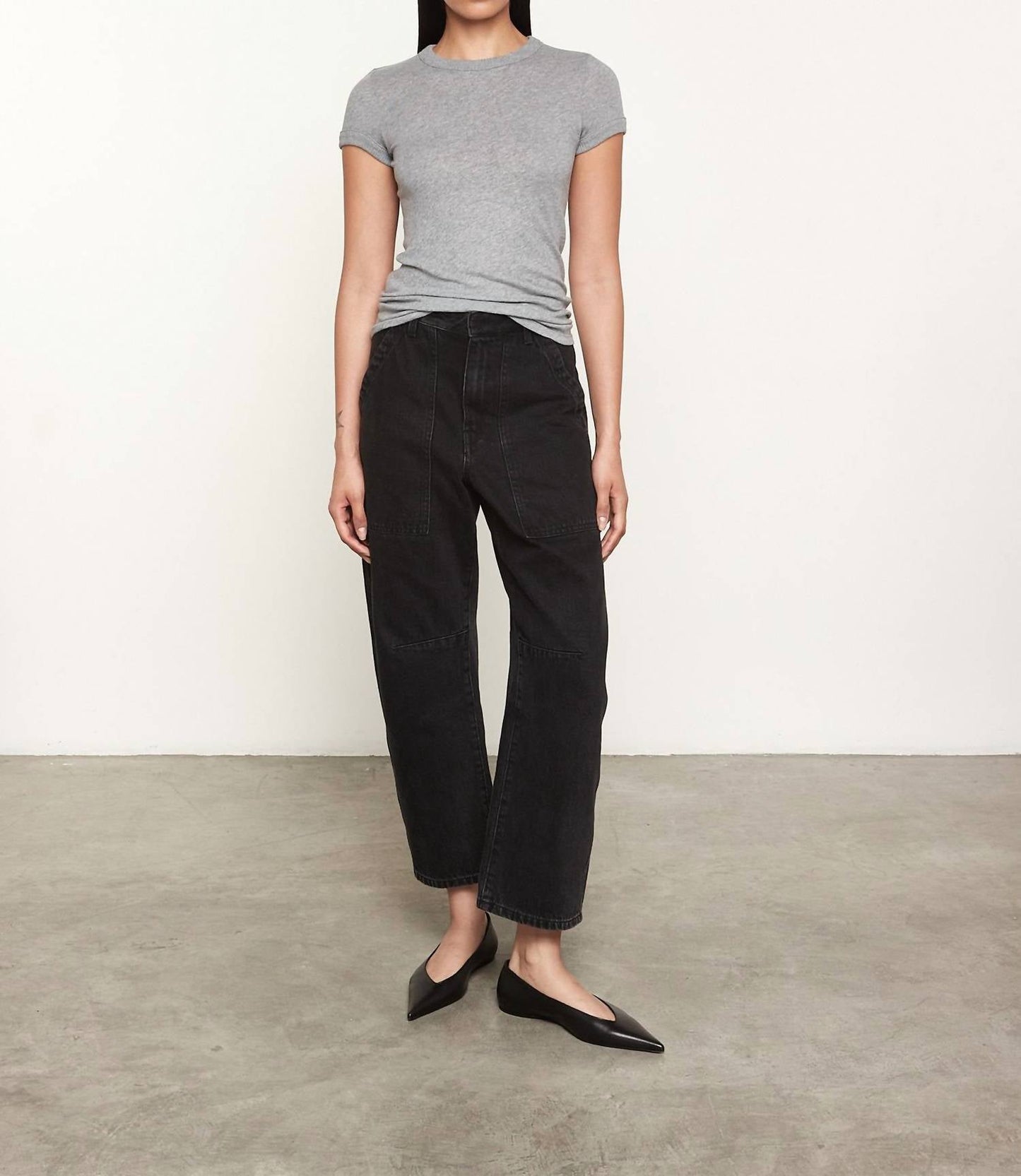Enza Costa - CASHMERE CAP SLEEVE CREWNECK TOP