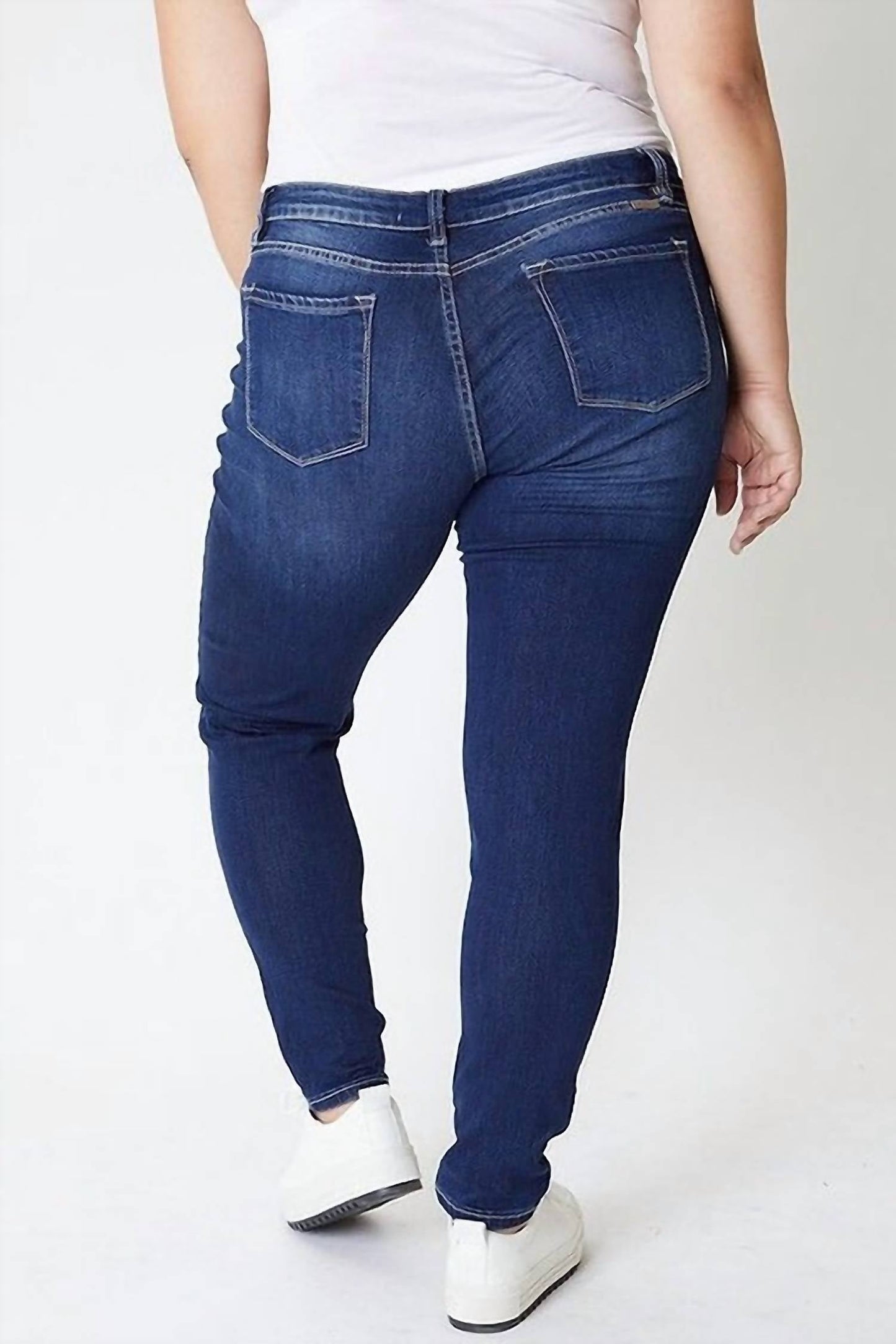 Kancan - PLUS MID RISE SUPER SKINNY JEANS