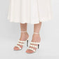 Alaia - Women's Patent Bubble Ankle-strap Sandals