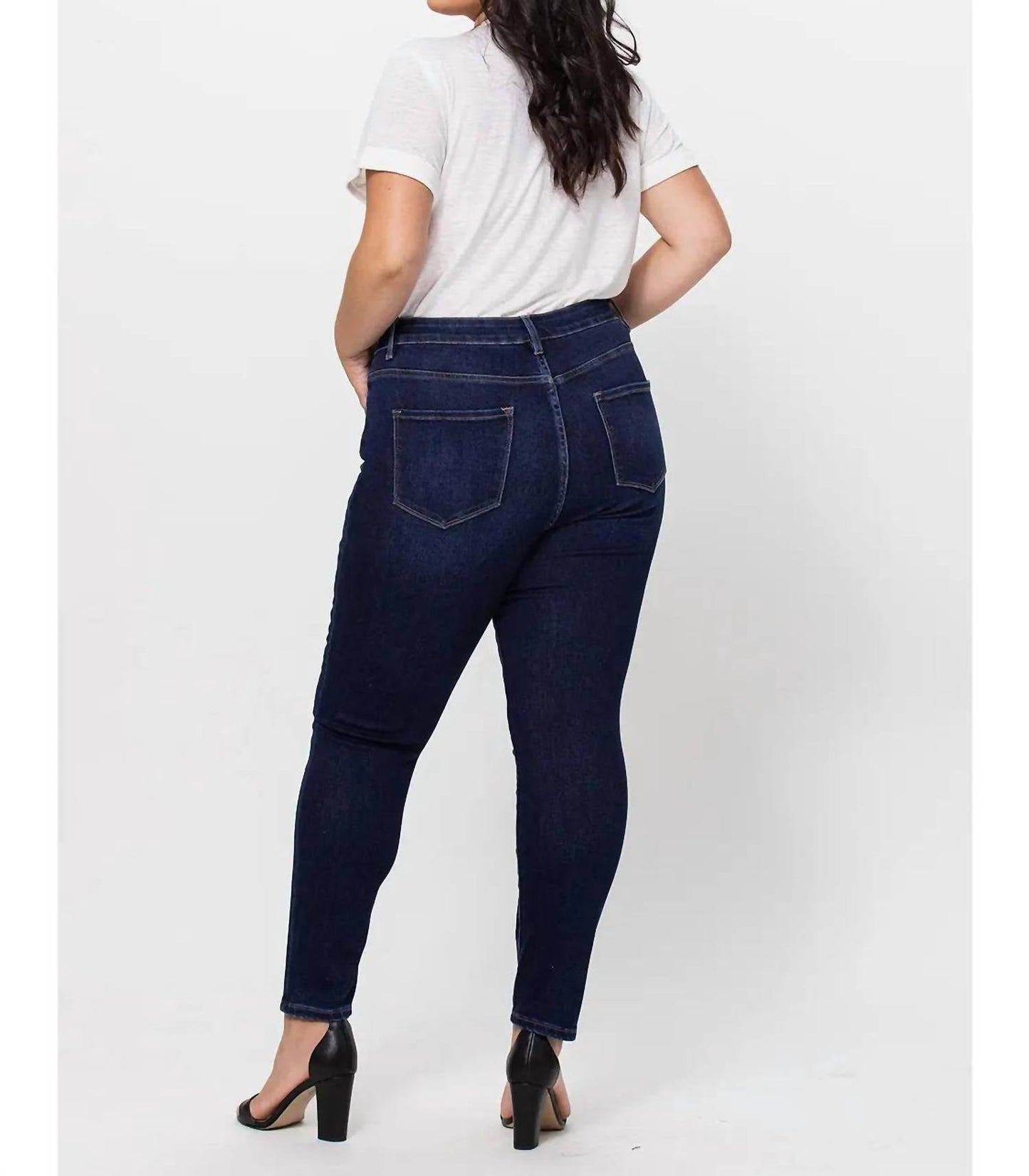 Vervet By Flying Monkey - Curvy High Rise Skinny Jeans